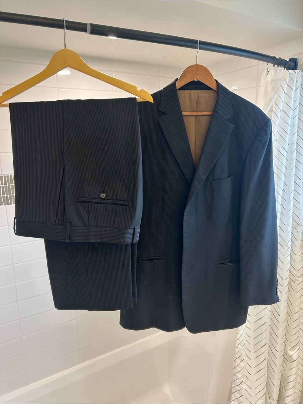 Hugo Boss Men's Pinstripe Two-Piece Suit